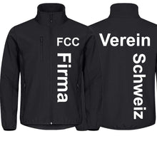 Charger l&#39;image dans la galerie, Veste Softshell Premium unisexe noire

