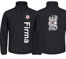 Charger l&#39;image dans la galerie, Veste Softshell Premium unisexe noire
