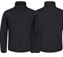 Charger l&#39;image dans la galerie, Veste Softshell Premium unisexe noire

