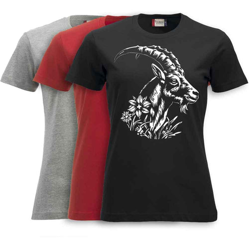 T-Shirt Steinbock Damen