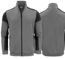 Carica l&#39;immagine nel visualizzatore di Gallery, Sweaterjacke in Grau Schwarz
