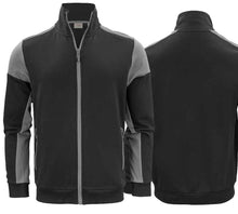 Carica l&#39;immagine nel visualizzatore di Gallery, Sweaterjacke in Schwarz Grau
