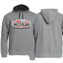 Load image into Gallery viewer, Hoodie Grau, Switzerland Schild
