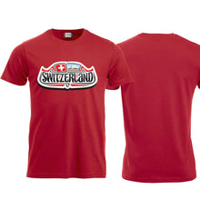 Load image into Gallery viewer, T-Shirt Rot, Switzerland Schild

