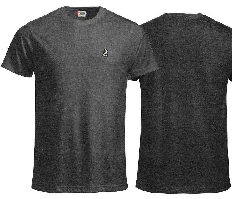 Premium T-Shirt Unisexe Anthracite Chiné Logo