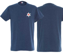 Charger l&#39;image dans la galerie, T-shirt premium unisexe bleu chiné
