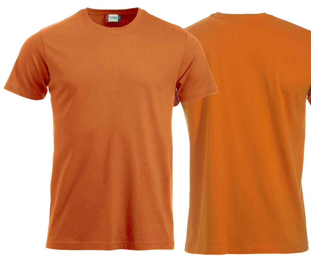 T-shirt premium unisexe orange sanguine