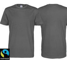Load image into Gallery viewer, T-Shirt Grau Bio Baumwolle und Fairtrade Zertifiziert
