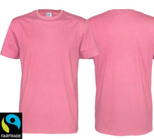Lade das Bild in den Galerie-Viewer, T-Shirt Pink Bio Baumwolle und Fairtrade Zertifiziert
