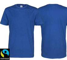 Load image into Gallery viewer, T-Shirt Royal Blue Bio Baumwolle und Fairtrade Zertifiziert

