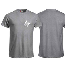 Load image into Gallery viewer, Edelweiss T-shirt, gray, chest
