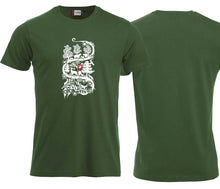 Lade das Bild in den Galerie-Viewer, Premium T-Shirt Unisex Flaschengrün
