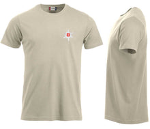 Load image into Gallery viewer, Premium T-Shirt Women Hellkhaki, Edelweiss Brust
