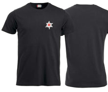 Load image into Gallery viewer, Premium T-Shirt Unisex Schwarz, mit edelweiss
