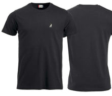 Charger l&#39;image dans la galerie, Premium T-Shirt Unisex Schwarz, mit Logo
