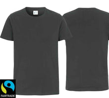 Load image into Gallery viewer, Stretch T-Shirt Grau Fairtrade
