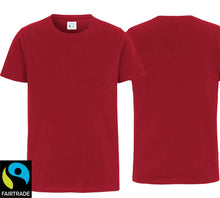 Lade das Bild in den Galerie-Viewer, Stretch T-Shirt Rot Fairtrade
