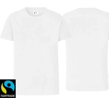 Lade das Bild in den Galerie-Viewer, Stretch T-Shirt Weiss Fairtrade
