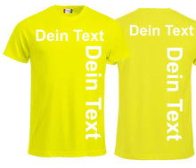 Lade das Bild in den Galerie-Viewer, Premium T-Shirt Unisex Warnschutz Gelb
