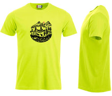 Load image into Gallery viewer, Premium T-Shirt Women Warnschutz Grün, Scherenschnitt Alpenleben

