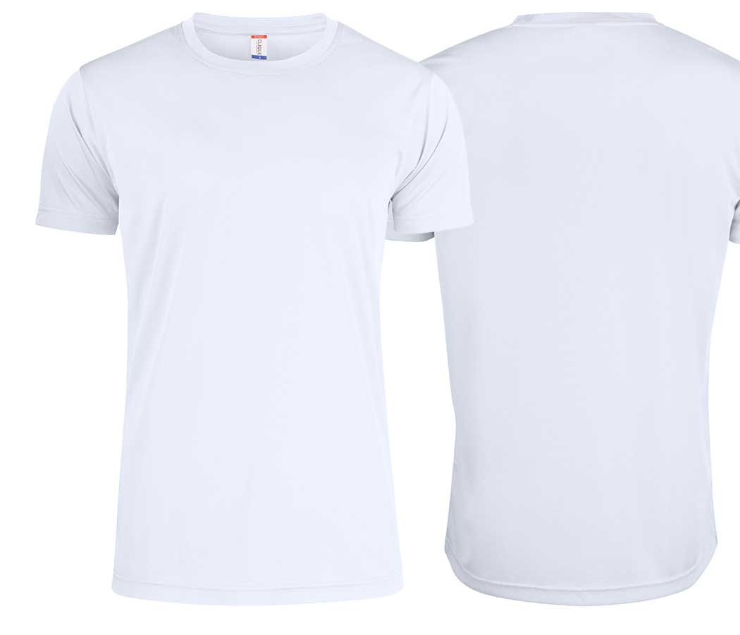 Basic T-Shirt Sport Weiss
