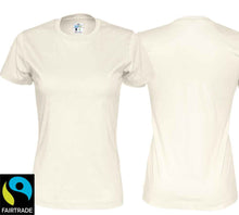 Lade das Bild in den Galerie-Viewer, T-Shirt Women Creme, Bio Baumwolle und Fairtrade Zertifiziert
