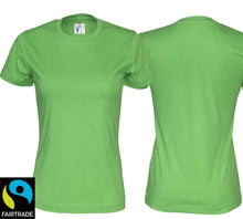 Load image into Gallery viewer, T-Shirt Women Grün, Bio Baumwolle und Fairtrade Zertifiziert
