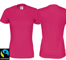 Load image into Gallery viewer, T-Shirt Women Kirsche, Bio Baumwolle und Fairtrade Zertifiziert
