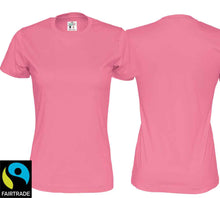 Load image into Gallery viewer, T-Shirt Women Pink, Bio Baumwolle und Fairtrade Zertifiziert
