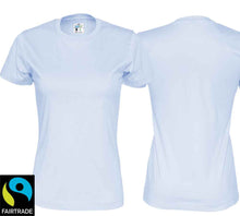 Carica l&#39;immagine nel visualizzatore di Gallery, T-Shirt Women Sky Blue, Bio Baumwolle und Fairtrade Zertifiziert
