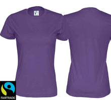 Carica l&#39;immagine nel visualizzatore di Gallery, T-Shirt Women Violette, Bio Baumwolle und Fairtrade Zertifiziert
