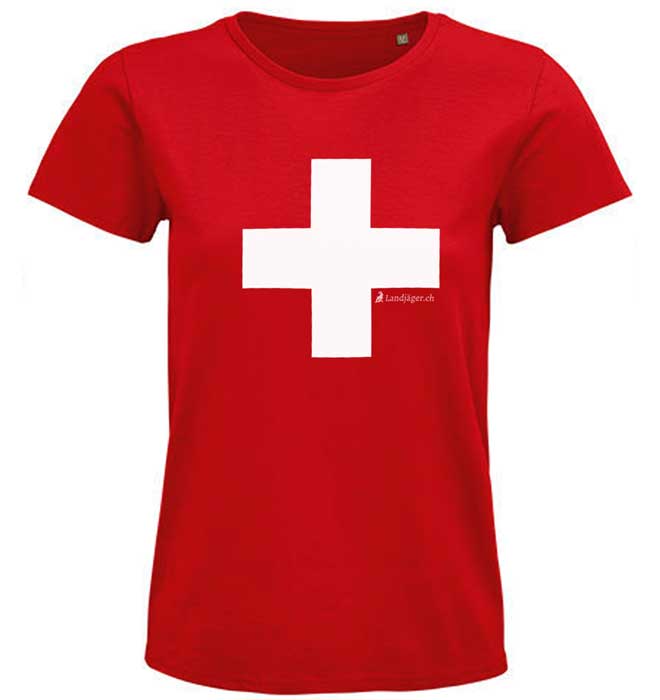 T-Shirt Women Schweizerkreuz