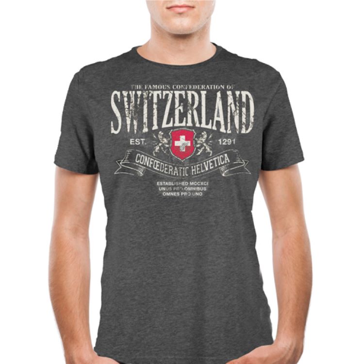 T-Shirt Switzerland Retro Unisex