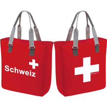 Lade das Bild in den Galerie-Viewer, Tasche mit Schweizerkreuz und Text Schweiz
