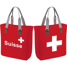 Lade das Bild in den Galerie-Viewer, Tasche mit Schweizerkreuz und Text Suisse

