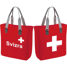 Lade das Bild in den Galerie-Viewer, Tasche mit Schweizerkreuz und Text Svizra
