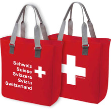 Lade das Bild in den Galerie-Viewer, Tasche mit Schweizerkreuz und Text
