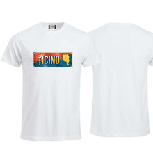 Load image into Gallery viewer, T-Shirt Weiss, Kanton Ticino (Tessin) Wappen / Schild
