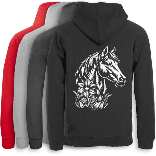 Kapuzenjacke Pferd Unisex