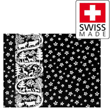 Carica l&#39;immagine nel visualizzatore di Gallery, Tischset Scherenschnitt Swiss Made Schwarz
