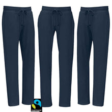 Load image into Gallery viewer, Trainerhose Navy Fairtrade
