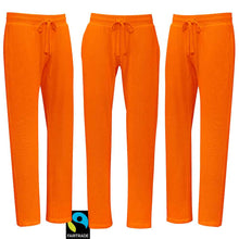 Load image into Gallery viewer, Trainerhose Orange Fairtrade
