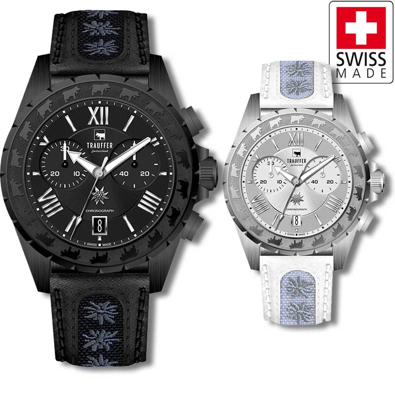 Chronograph mit Edelweiss Armband