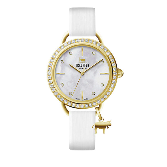 Trauffer Uhr Charms Gold