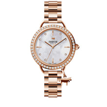 Carica l&#39;immagine nel visualizzatore di Gallery, Charms Damenuhr Rosegold Stahlarmband mit Swarovski
