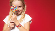 Carica l&#39;immagine nel visualizzatore di Gallery, Folklore Uhren für Kinder Rot

