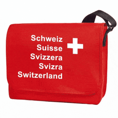 Swiss cross shoulder bag