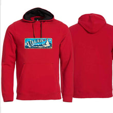 Load image into Gallery viewer, Hoodie Rot, Kanton Valais Wappen / Schild
