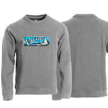 Load image into Gallery viewer, Pullover Grau, Kanton Valais Wappen / Schild
