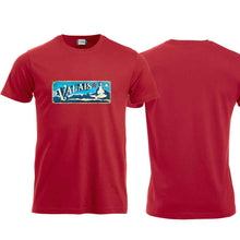 Load image into Gallery viewer, T-Shirt Rot, Kanton Valais Wappen / Schild
